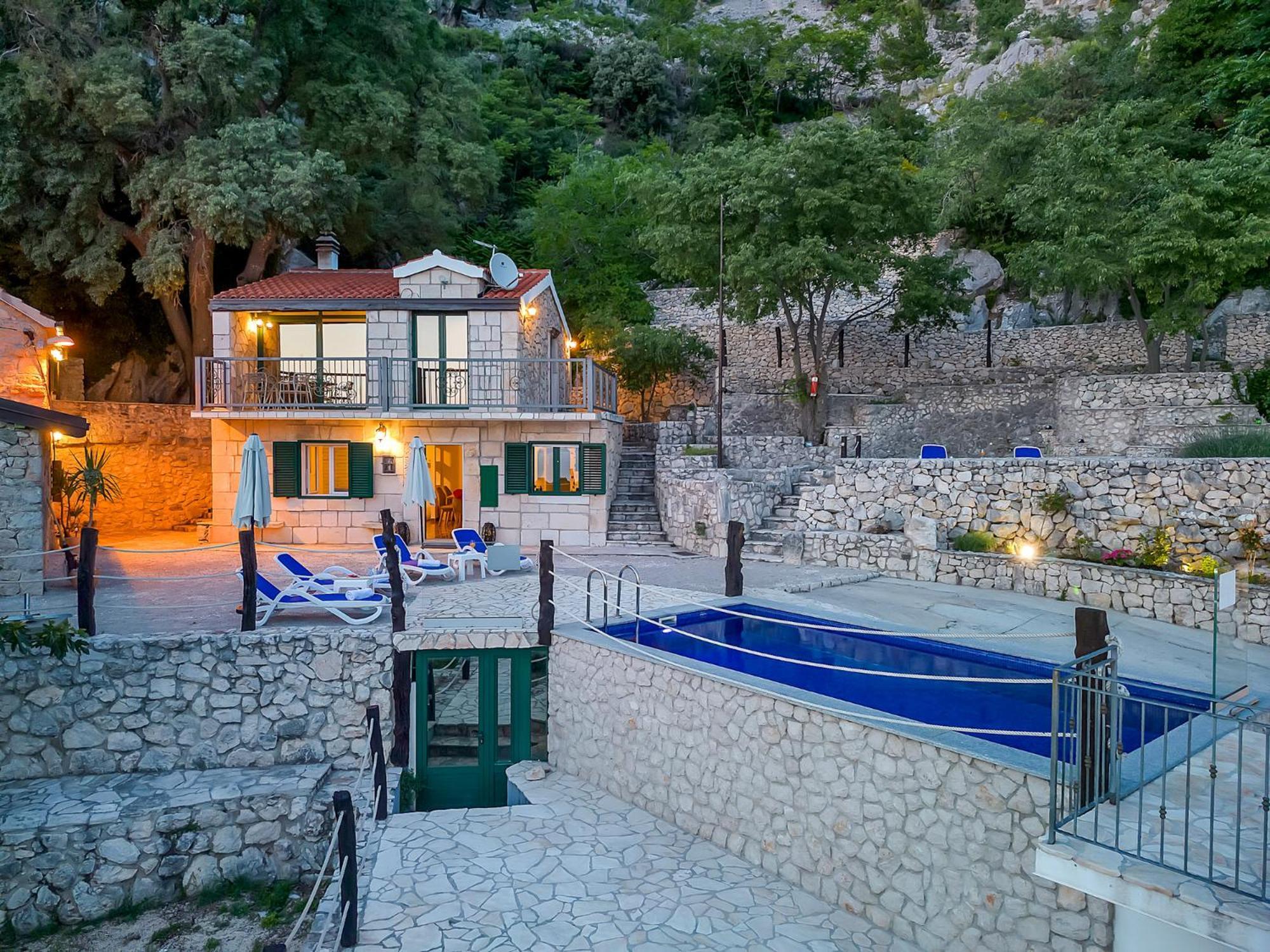 Stonehouse Residence In Makarska With Heated Pool Exteriér fotografie
